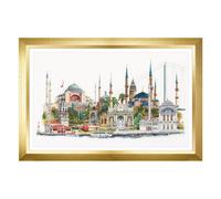 Thea Gouverneur - Zhler Cross Stitch Kit - Istanbul - Aida - 18 Count - Sticksttte fr Erwachsene - DMC Stickwsche und andere Cross -Stitch -L