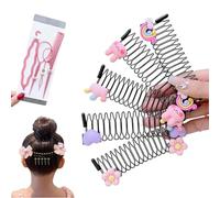 Theaque Unsichtbare Stern-Haarspange, U-Form, Haarkamm-Sets, 5 Stück B