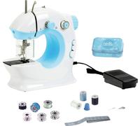 Theo Klein 7929 Nähmaschine für Kinder I Sicher und unkompliziert I 2 Geschwindigkeitsstufen, Ober- und Unterfaden I Spielzeu