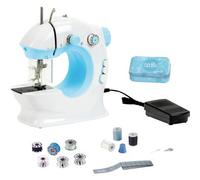 Theo Klein 7929 Nähmaschine für Kinder I Sicher und unkompliziert I 2 Geschwindigkeitsstufen, Ober- und Unterfaden I Spielzeug für Kinder ab 8 Jahren