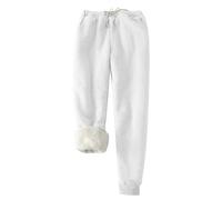Thermo Jogginghose Damen Winter Warm Gefütterte Thermohose Fleece Hose High Waist Kordelzug Trainingshose Stretch Freizeithose Taschen Sweathose Plüsch Leggings Black Friday Angebote 2023 ab wann