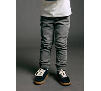 Thermo-Jogginghose in Denim-Look mit Dehnbund Jungen, Bundweite verstellbar grau denim Gr. 158/164 von Vertbaudet