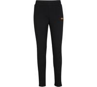 Thermoleggings BONPRIX, Damen, Gr. 36/38 (S), N-Gr, schwarz, Web, Obermaterial: 85% Polyester, 15% Baumwolle, unifarben, skinny fit lang, Hosen, mit Teddyfutter, aus Polyester und Baumwolle, Skinny Fi