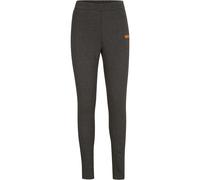 Thermoleggings BONPRIX, Damen, Gr. 40/42 (M), N-Gr, grau (anthrazit meliert), Web, Obermaterial: 85% Polyester, 15% Baumwolle, meliert, skinny fit lang, Hosen, mit Teddyfutter, aus Polyester und Baumw