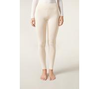 Thermo-leggings Plush Hautfarben L