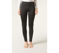 Thermo-leggings Plush Schwarz L