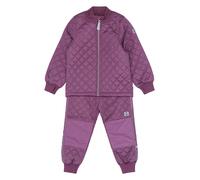 Thermo-Set für Kinder Jacke und Hose Mikk-Line Basic - violett Tulipwood Größe: 128