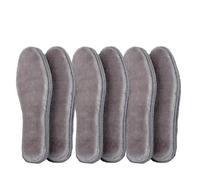 Thermo Warme beheizte Einlegesohlen, thermisch verdickte Filz-Einlegesohlen for Männer und Frauen, Winterschuhe, atmungsaktive Schneestiefel, Alpaka-Wolle, Plüsch-Schuhpolster(3 pairs,40)