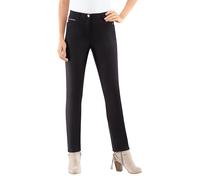 Thermohose STEHMANN, Damen, Gr. 52, Normalgrößen, schwarz, 76% Viskose, 21% Polyamid, 3% Elasthan, unifarben, lang, Hosen Gerade Hose Thermohose (291114-52) schwarz