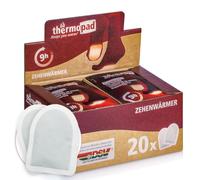 THERMOPAD Zehenwärmer - 20 Paar Wärmepads für 9 Stunden Wärme | Sofort einsatzbereite Fußwärmer I Extra Warmer Fusswärmer - ideal für Outdoor-Aktivitäten & Ski-Schuhe I Fuss-Wärmekissen