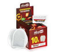 THERMOPAD Zehenwärmer - DAS ORIGINAL: 10 Paar Wärmepads für 9 Stunden Wärme I Sofort einsatzbereite Fußwärmer I Extra Warmer Fusswärmer - ideal für Outdoor-Aktivitäten & Ski-Schuhe I Fuss-Wärmekissen