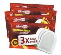 THERMOPAD Zehenwärmer - DAS ORIGINAL: 3 Paar Wärmepads für 8 Stunden Wärme | Sofort einsatzbereiter Fußwärmer | Extra Warmer Fußwärmer - Ideal für Outdoor Aktivitäten & Skischuhe | Fußwärmkissen