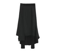 Thermorock Damen Winter - Thermoleggings Damen Lang Winter Rock Hose Warmer Winter Hosenrock Einfarbig A-Linie Midi Rock Große Größen Locker Rüschenrock Langer Winterrock Freizeitrock Strumpfhose