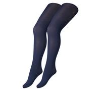 Thermostrumpfhose CAMANO "warm & cozy", Damen, Gr. 134/146, blau, Obermaterial: 95% Polyester, 5% Elasthan, unifarben, Strumpfhosen Thermostrumpfhose, mit nahtloser Verarbeitung (32594837-134)