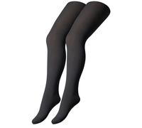 Thermostrumpfhose CAMANO "warm & cozy", Damen, Gr. 134/146, grau (dunkelgrau mix), Obermaterial: 95% Polyester, 5% Elasthan, unifarben, Strumpfhosen Thermostrumpfhose, mit nahtloser Verarbeitung (6333