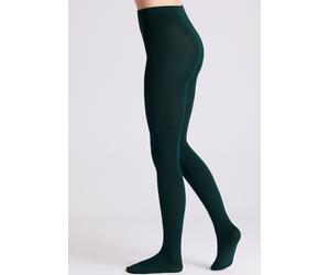 Thermostrumpfhose YSABEL MORA "TIGHTS BASIC COLLECTION", Damen, Gr. L, grün (bottle grün), Obermaterial: 95% Polyester, 5% Elasthan, unifarben, Strumpfhosen, mit wärmender Innenseite für kalte Wintert