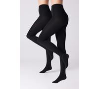 Thermostrumpfhose YSABEL MORA "TIGHTS BASIC COLLECTION", Damen, Gr. S, schwarz, Obermaterial: 95% Polyester, 5% Elasthan, Strumpfhosen, mit wärmender Innenseite für kalte Wintertage (76966364-S) schwa