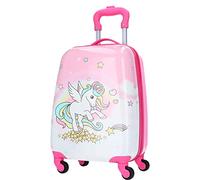 TheTrueC Kinder Trolley, Hartschale, Einhorn pink