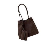 Thewasc Lässige Damen-Umhängetasche, Leder, Tragegriff oben, Geldbörse mit abnehmbarer und stilvoller Umhängetasche für Damen, Tragetaschen für die Arbeit, modische Umhängetasche, große Schulter