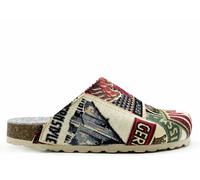 Veganer "thies ® Eco World Travel Clog" aus gewebtem Textil grey (grau) 40