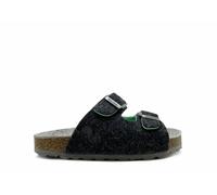 Vegane "thies ® Kids PET Sandale" aus weichem Filz grey mint (grau mint) 35