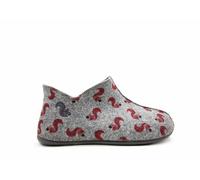 thies 1856 ® Kids PET Squirrel Slipper Boot vegan light grey Grau 35