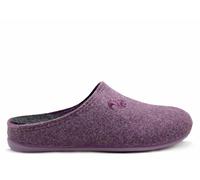 Veganer Slipper "thies ® PET", fair, mit Wechselfussbett aubergine (violett) 36