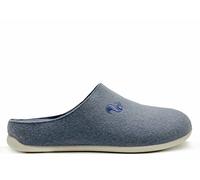 Veganer Slipper "thies ® PET", fair, mit Wechselfussbett blue fog (hellblau) 36