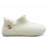 thies 1856 ® Slipper Boots off white with Eco Wool Weiß 40