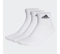 Thin and Light Ankle Socken, 3 Paar White / Black 49-51