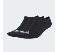 Thin and Light No-Show Socken, 3 Paar Black / White 34-36