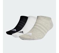 adidas Thin and Light No-Show Socken 3er Pack - weiß/grau/schwarz -40-42