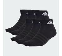 adidas Unisex Kinder Thin and Light Sportswear Ankle Socks 6 Pairs, Black/White, 7-8 Years