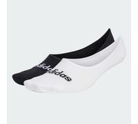 Thin Linear Ballerina Socken, 2 Paar White / Black 37-39