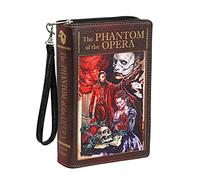Things2Die4 Vinyl Phantom Of The Opera Book Handtasche Damen Clutch, Umhängetasche, 24 cm lang, Mehrfarbig, 9.25 Inch