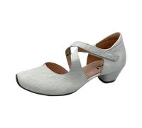 Think Aida Pumps ivory für Damen, silber, Größe 42 ½ EU