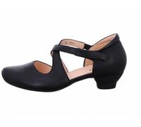 Spangenpumps THINK "AIDA DAMEN" Gr. 38, schwarz (schwarz, uni) Damen Schuhe Abendschuhe mit Klettverschluss (77001962-38)
