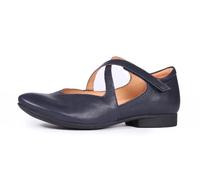Think! Damen Ballerina GUAD2 Lederfutter Navy Größe 40