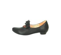 Think! Leder/Textil Ballerinas, schwarz, 37.5 Schwarz Kombi