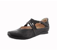 Think! Damen CHILLI chromfrei gegerbte nachhaltige Halbschuhe, SCHWARZ 0000