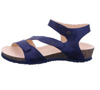 THINK! Damen DUMIA chromfrei gegerbte nachhaltige Sandale, INDIGO 8000