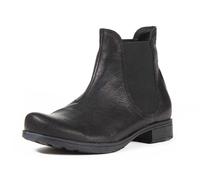 THINK! Damen Denk chromfrei gegerbte nachhaltige Chelsea-Boots, 0050 SCHWARZ, 41 EU