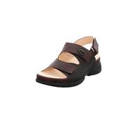 Think CAMBIO Damen chromfrei gegerbte nachhaltige Sandale, Chianti/Kombi 5000, 42 EU