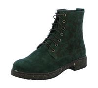 Think Winterstiefelette Cogita, mit aufwendig geprägtem Effektleder 41 grün Damen Reißverschlussstiefeletten Stiefeletten 41 dunkelpetrol