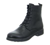 THINK! Damen COGITA chromfrei gegerbte Lammfell Schneestiefel, 0010 SCHWARZ, 39 EU