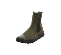 Think COMODA Damen chromfrei gegerbte nachhaltige Chelsea Boot Stiefelette, Olive/Kombi 7000, 37 EU