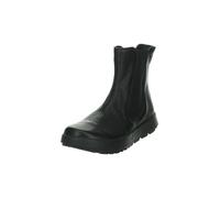 Think COMODA Damen chromfrei gegerbte nachhaltige Chelsea Boot Stiefelette, SCHWARZ 0020, 36.5 EU