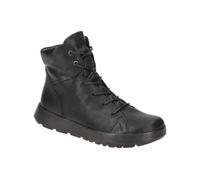THINK! Damen COMODA chromfrei gegerbte Schurwolle Schneestiefel, SCHWARZ 0000, 39.5 EU