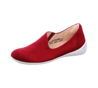 Think Slipper Leder 38,5 rot Damen Slip ons Schuhe 38,5 rot