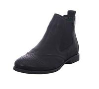 THINK! Damen AGRAT_3-000031 leder gefütterter, nachhaltiger Chelsea-Boots, 0000 Schwarz